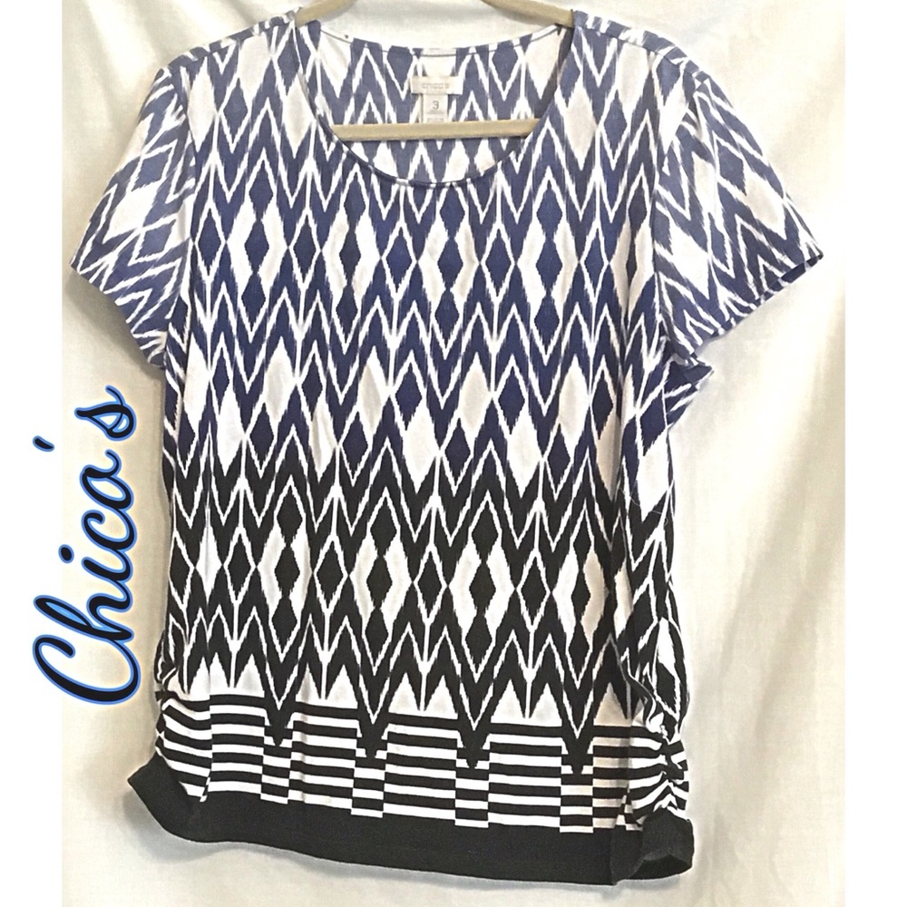 Chico's Top Shirt Size 3 16